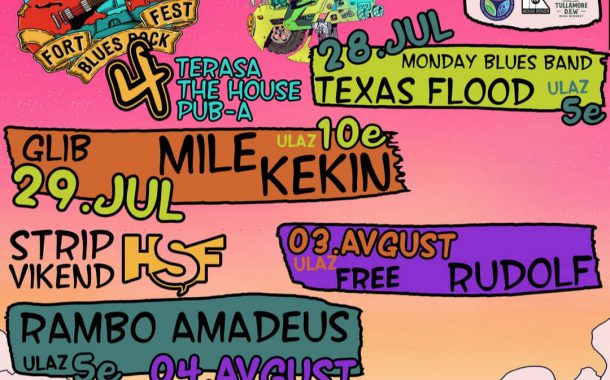 Ovogodišnji Fort Blues Rock Fest će se održati 28/29. jula i 3/4. avgusta